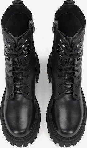 Kazar Lace-Up Ankle Boots in Black