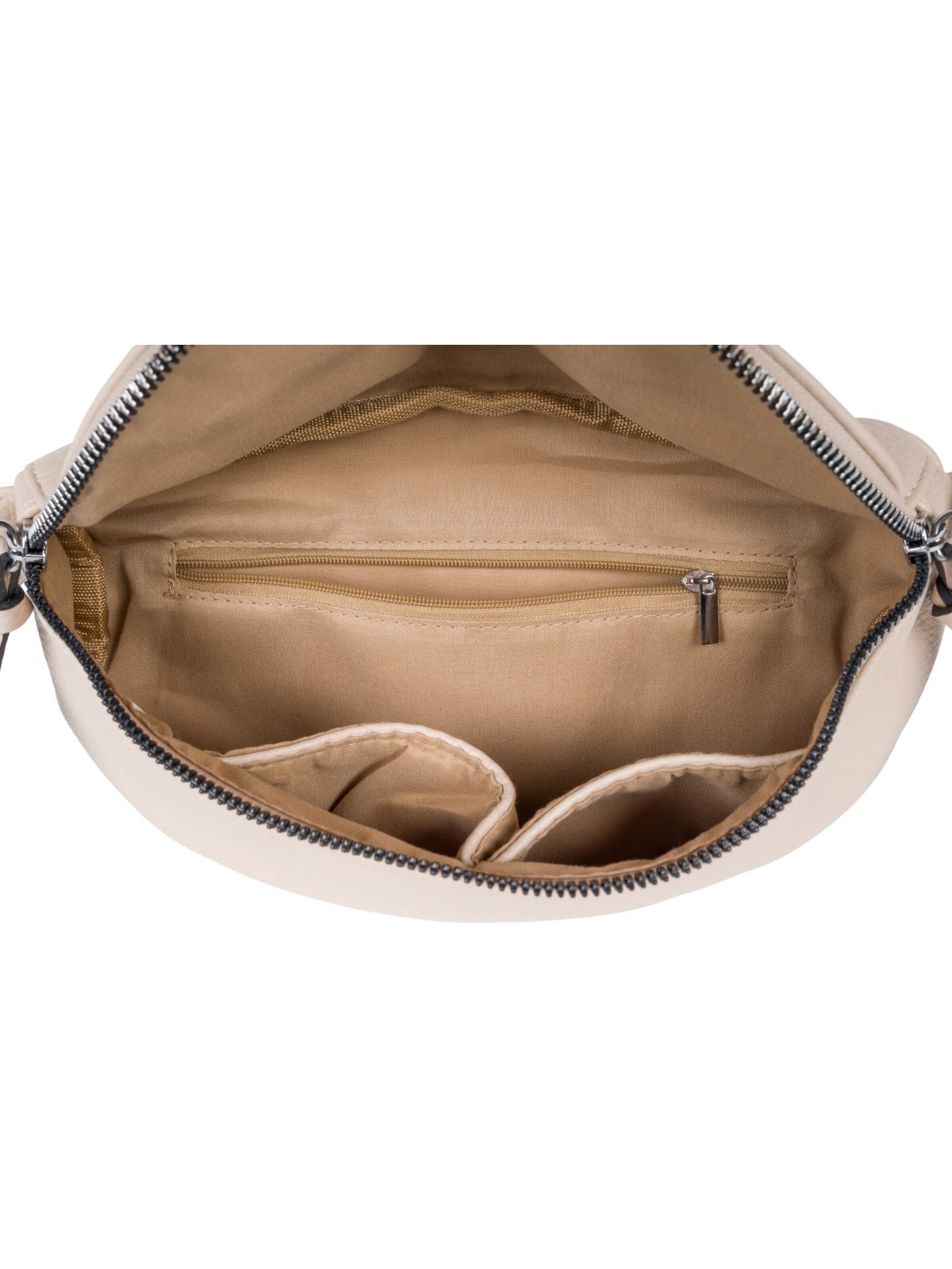 styleBREAKER Umhängetasche '2-Teiliges Set Halbmond Crossbody Bag'‌‌‌‌ in Beige