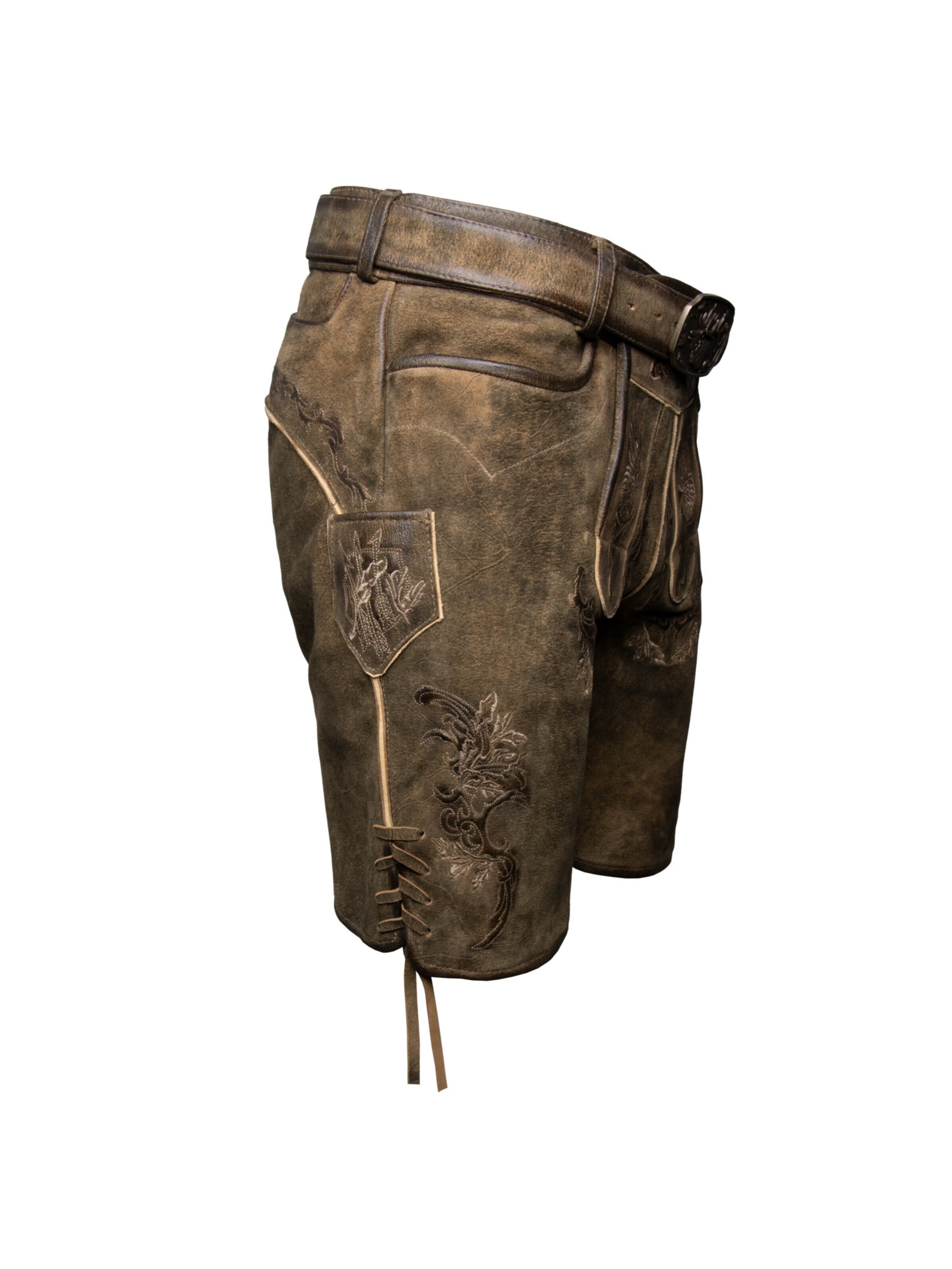 SPIETH & WENSKY - Regular Calças tradicionais ' Weikhard ' em castanho