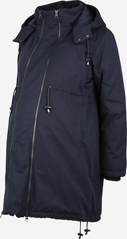 JoJo Maman Bébé Between-Seasons Parka in Blue: front