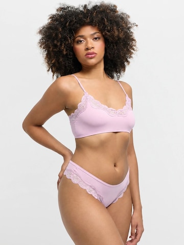Bustino Reggiseno 'Lace Bralette' di cfab in lilla