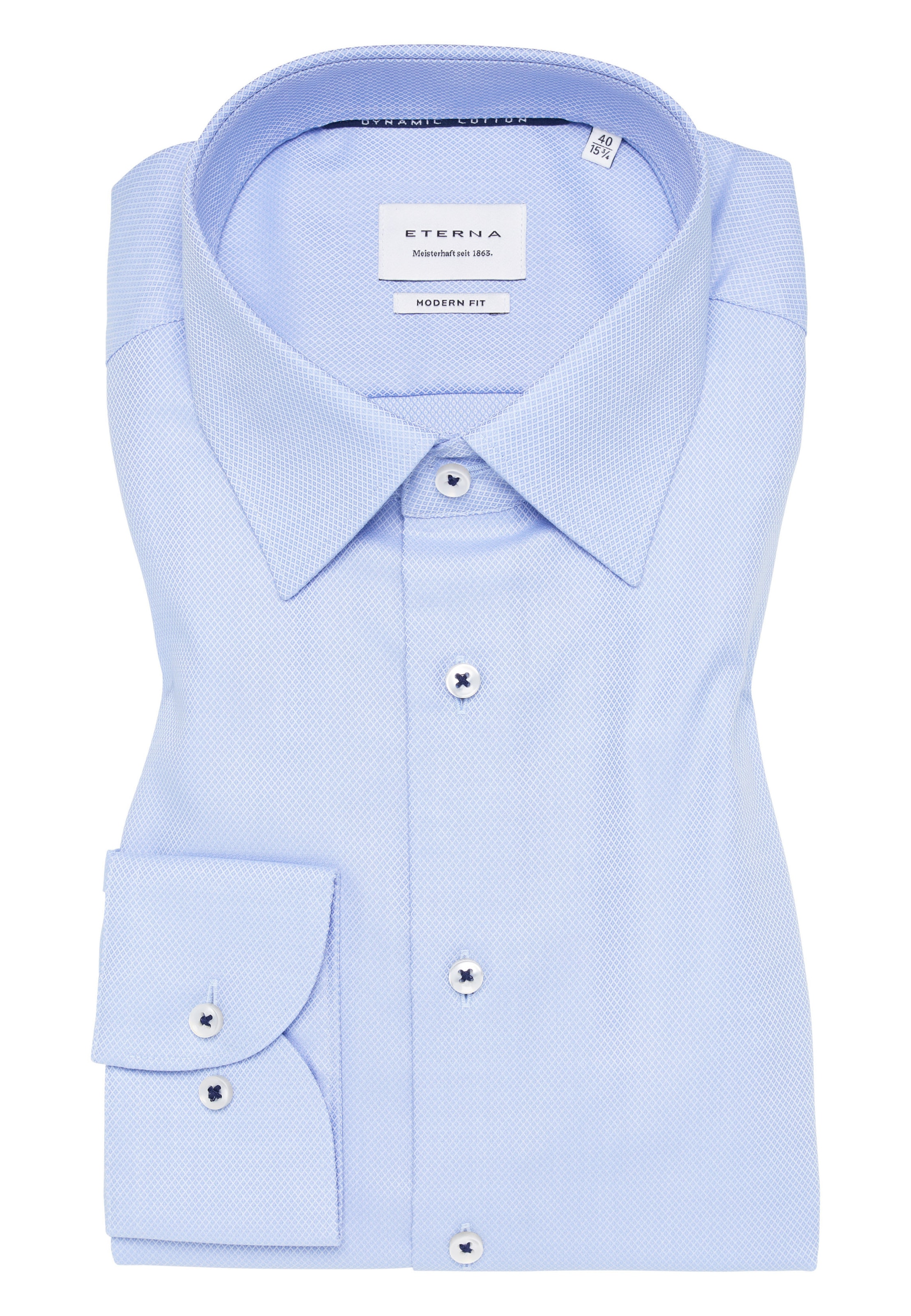 ETERNA Regular Fit Hemd in Blau