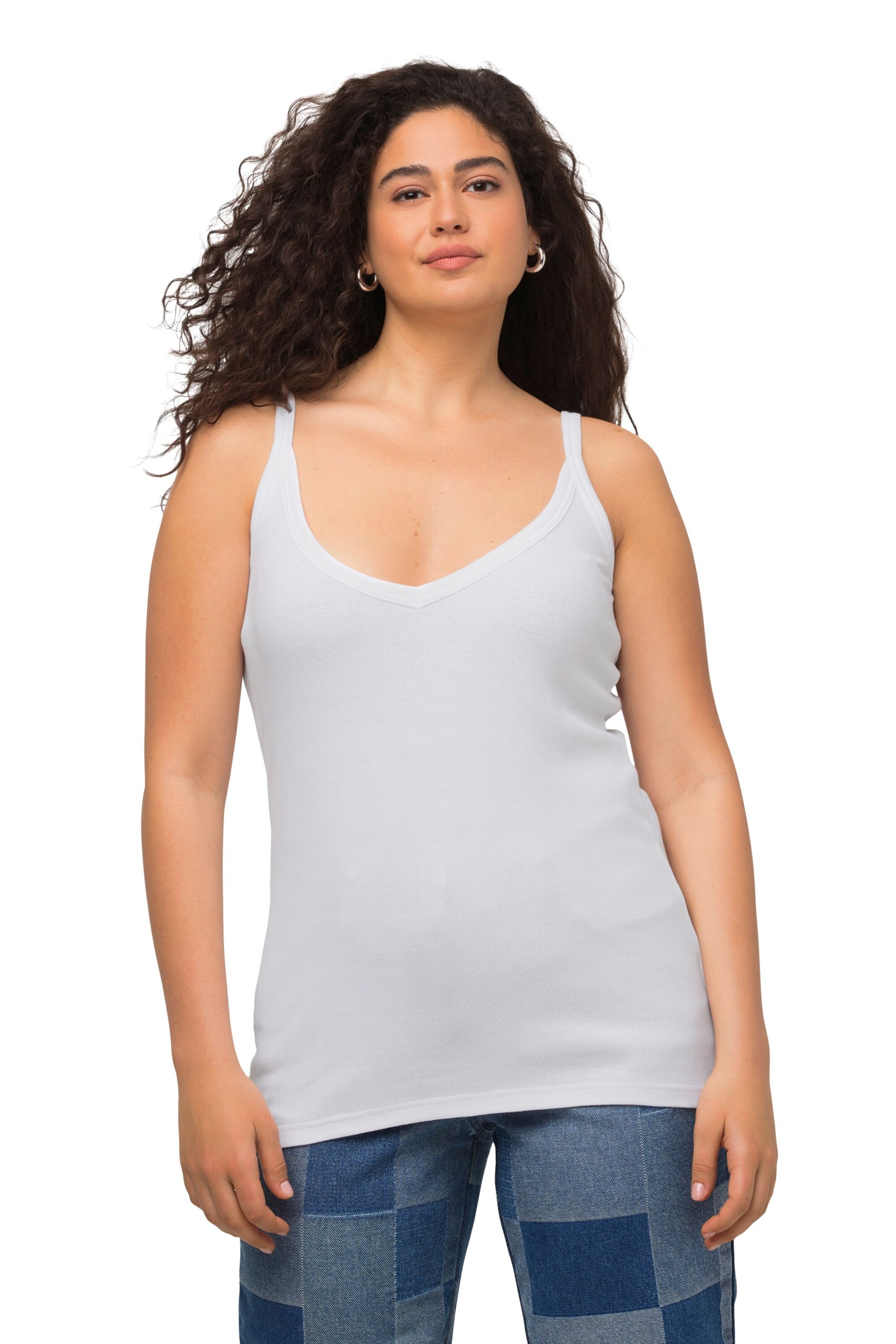 Ulla Popken Top in White: front