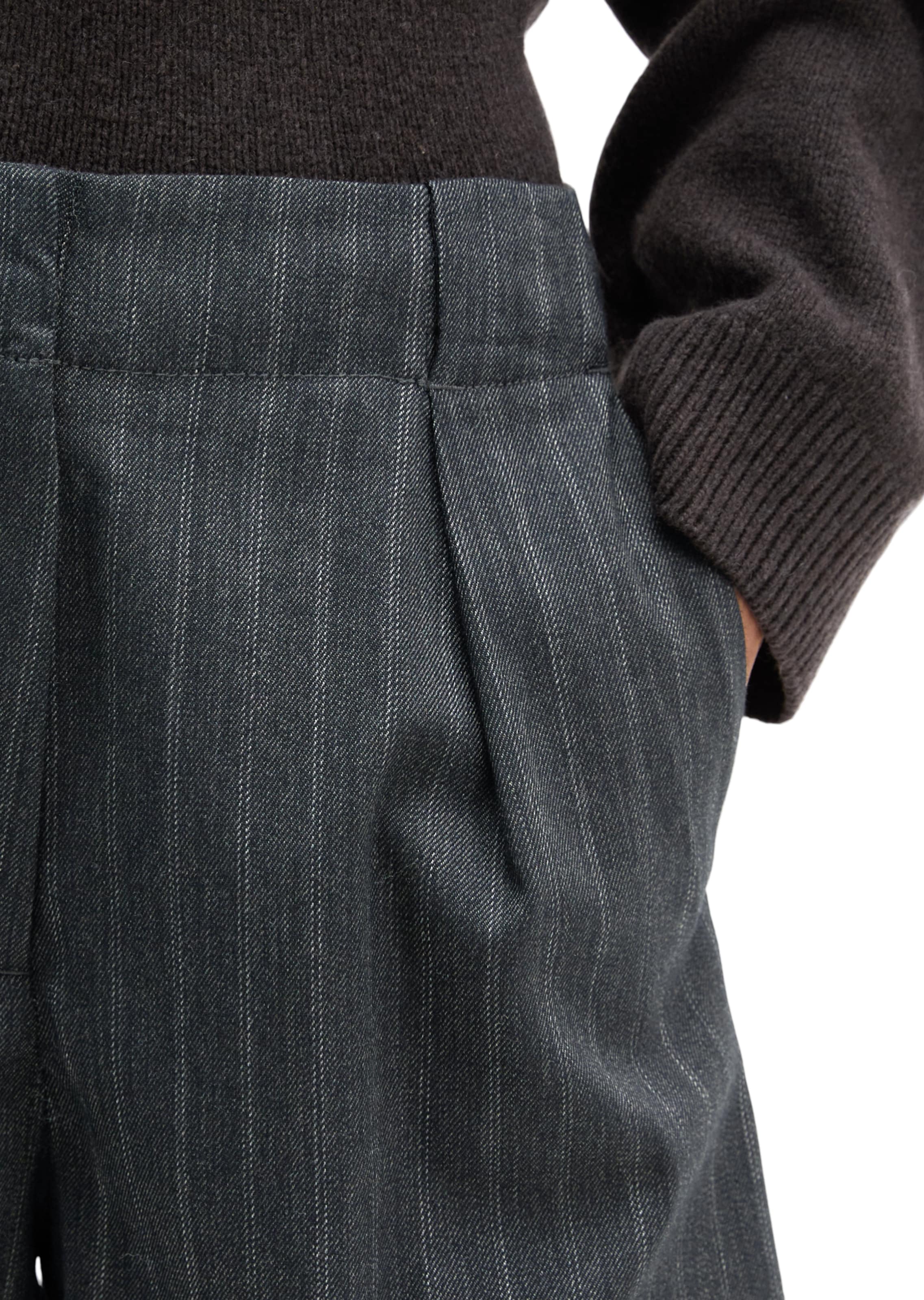 Marc O'Polo Regular Broek in Grijs: voorkant