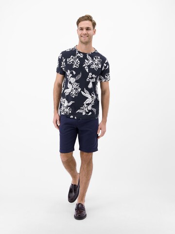 T-Shirt LERROS en bleu