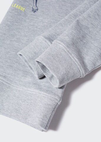 MANGO KIDS Sweatshirt 'Soccer' in Grey