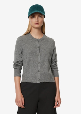 Marc O'Polo DENIM Knit Cardigan in Grey: front