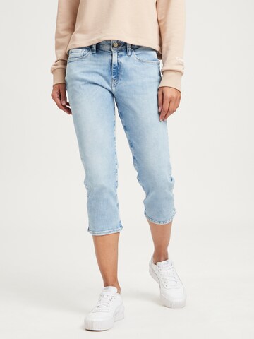 CROSS JEANS Slimfit Hose 'Amber' in Blau: Vorderseite