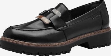 Chaussure basse Tamaris en noir : devant