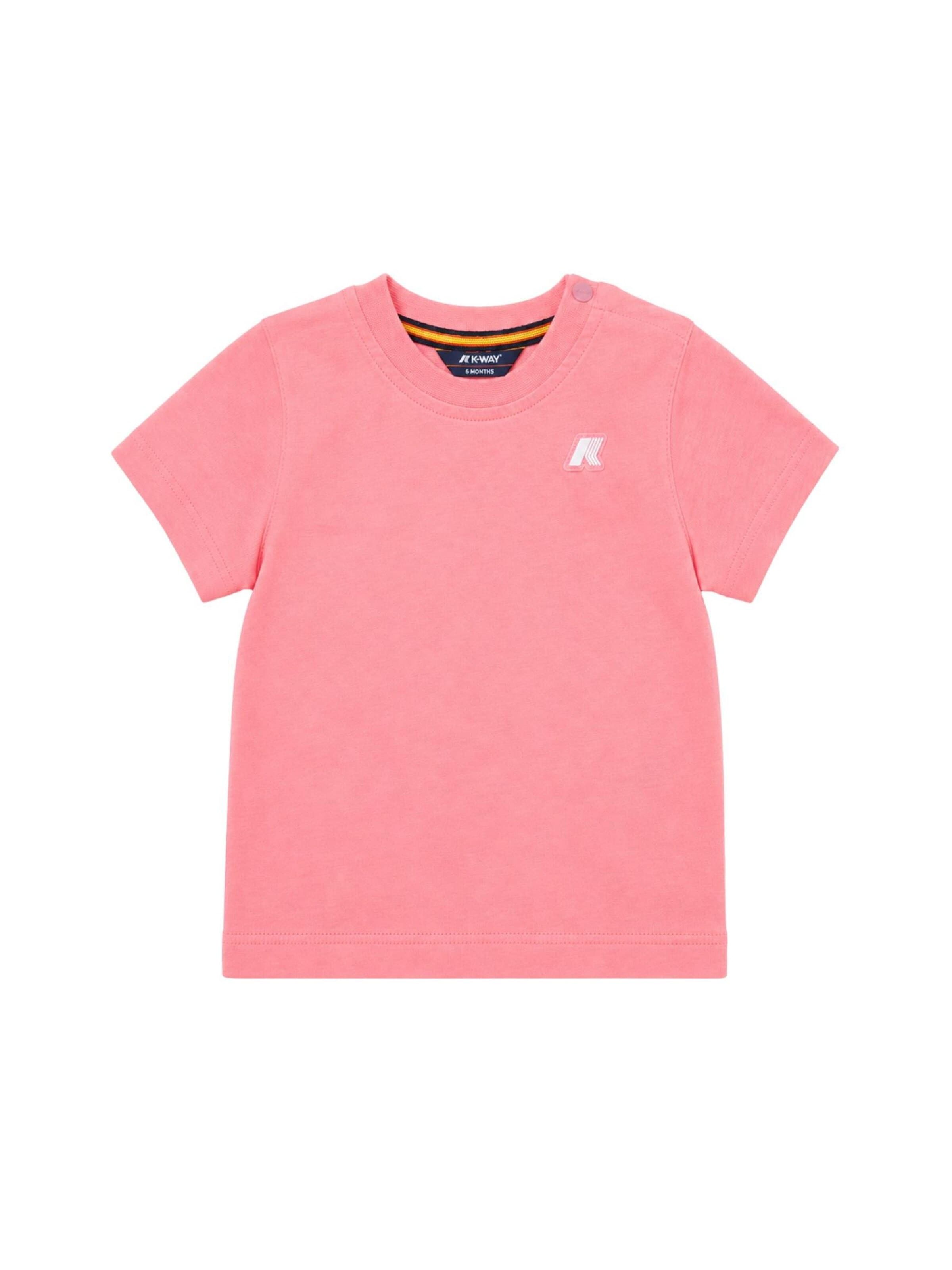 K-Way Shirt 'K-WAY KIDS E. PETE JERSEY T-SHIRT' in Pink: Vorderseite