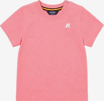 K-Way T-shirt 'K-WAY KIDS E. PETE JERSEY T-SHIRT' i rosa: framsida