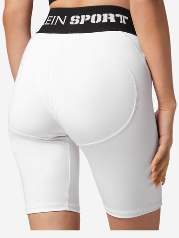 Plein Sport - Skinny Pantalón deportivo en blanco