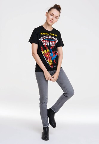 LOGOSHIRT Shirt 'Marvel Comics' in Gemengde kleuren