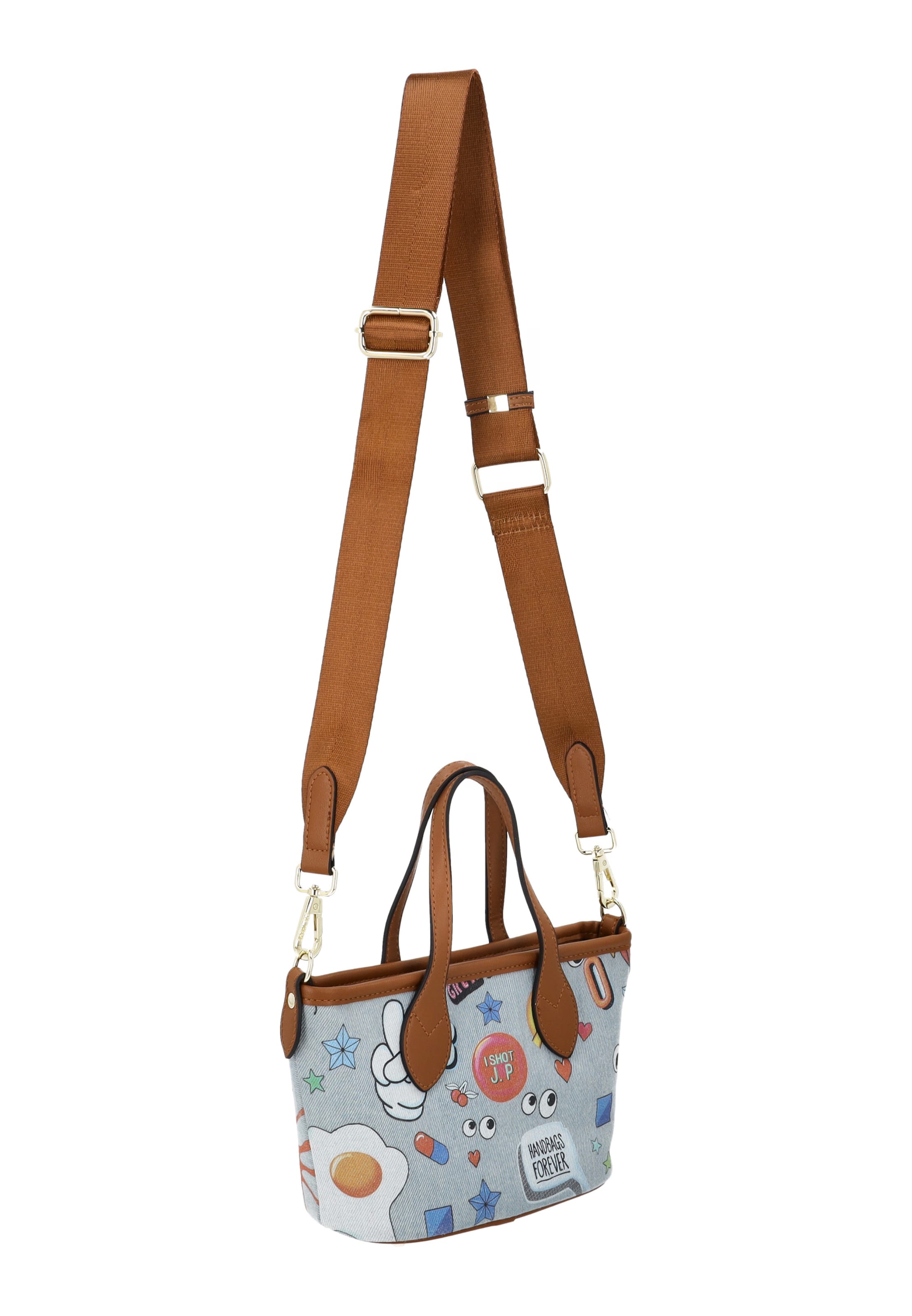 MYMO - Shopper 'Pop Eyetheme' en azul