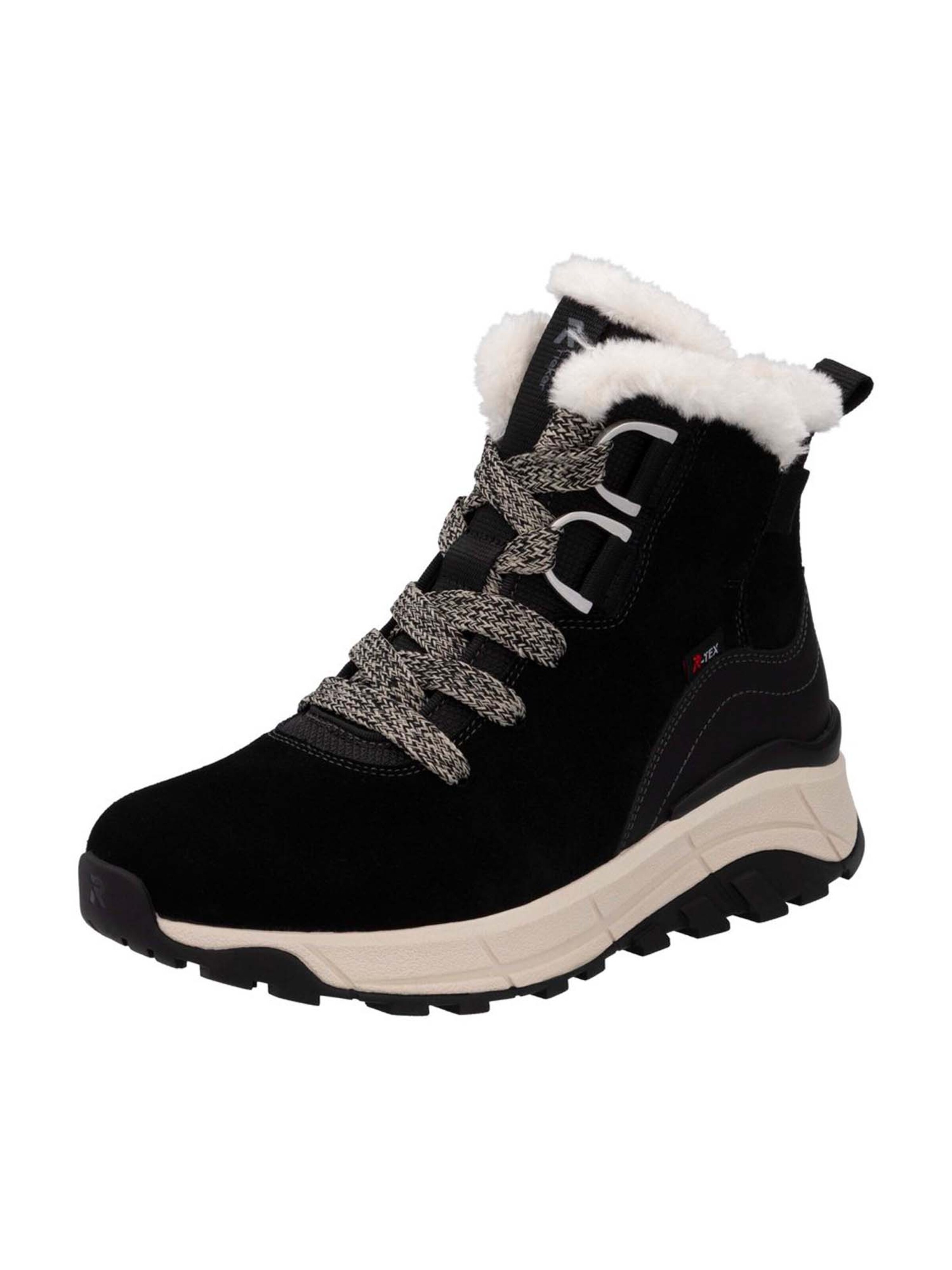 Rieker Sport - Botim com fivela em preto: frente