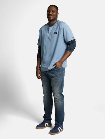 TOM TAILOR Men + Shirt in Blauw