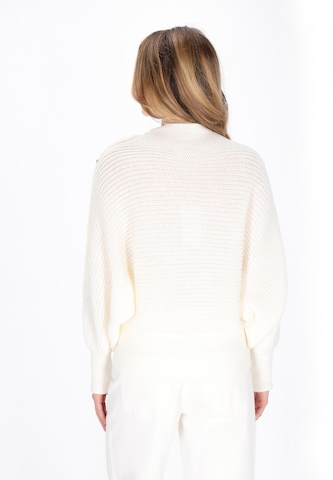 Pull-over DreiMaster Maritim en blanc