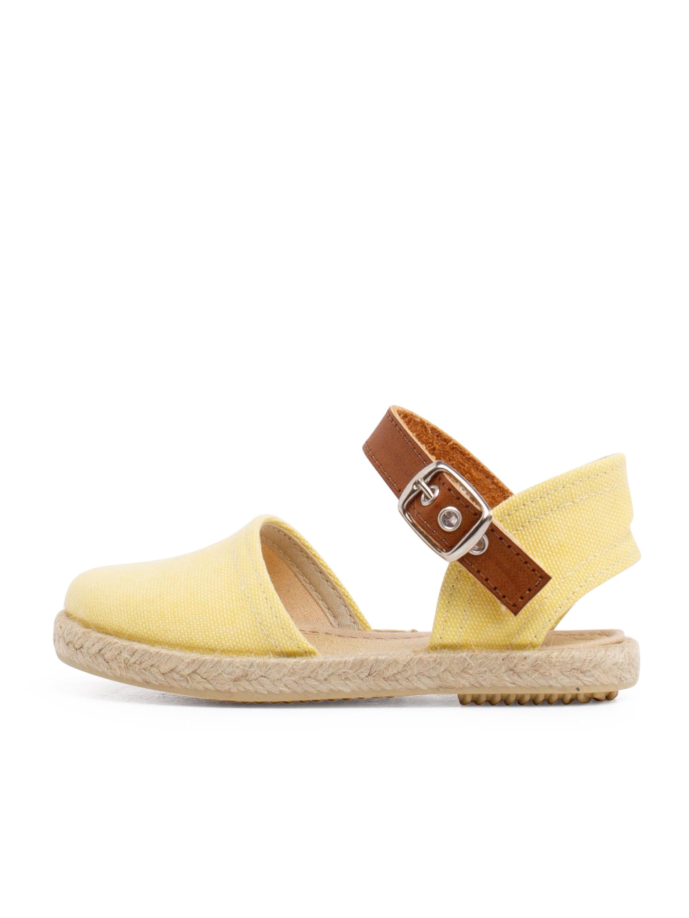 Sandales Pisamonas en jaune : devant