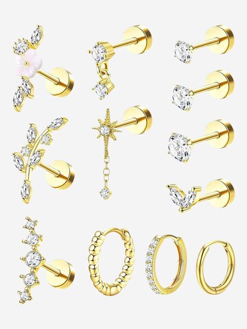 Magicshe Ohrringe 'Set'‌‌‌‌‌‌‌‌ in Gold: Vorderseite