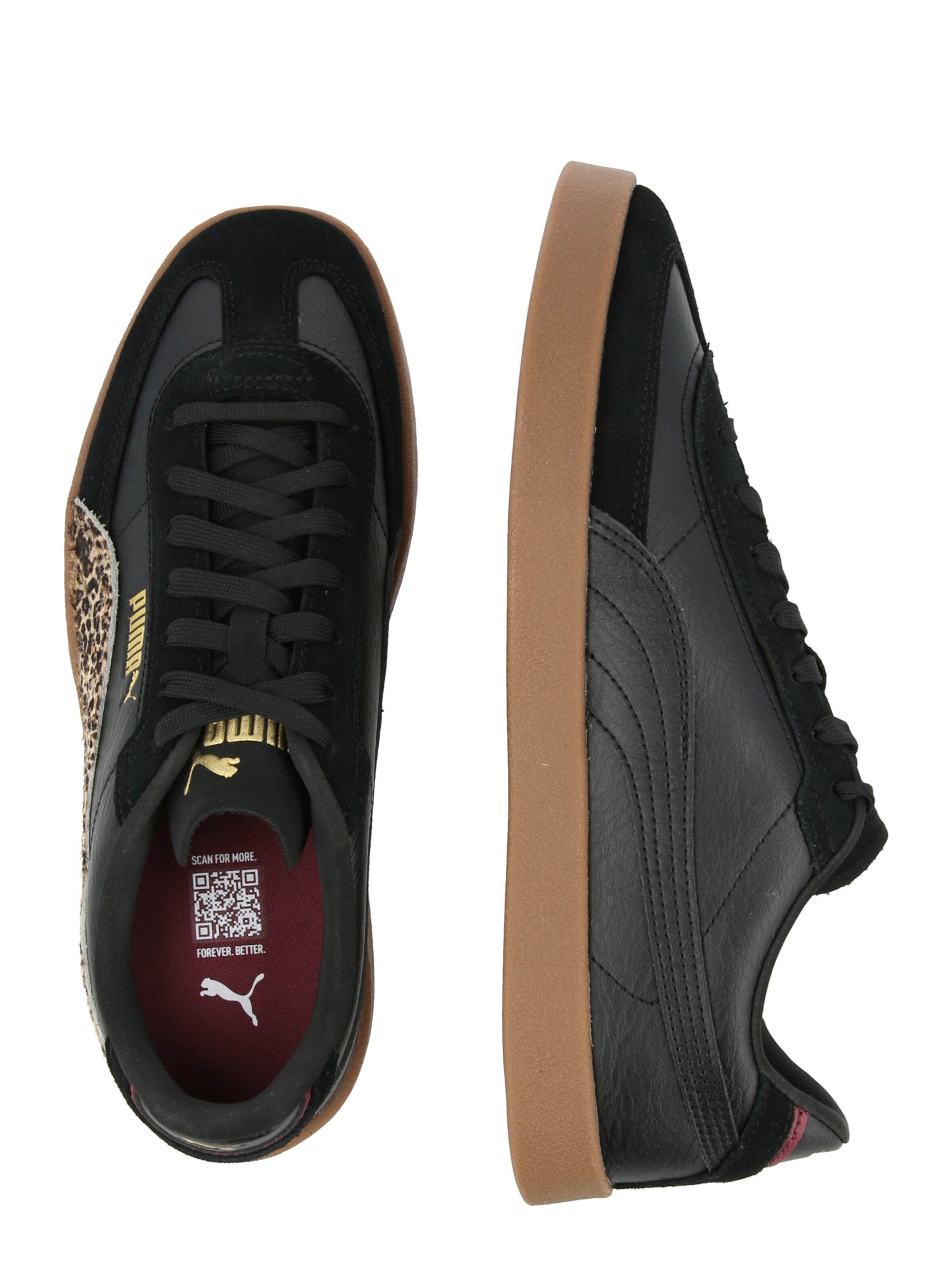 PUMA Nízke tenisky 'Club II Era' - Čierna