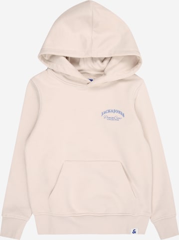 Jack & Jones Junior - Sudadera 'JJEBRANDES' en beige: frente