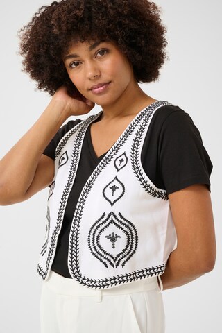 Gilet 'CRManju' Cream en blanc