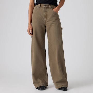 LEVI'S ® - Folgado Calças de ganga 'CINCH BAGGY CARPENTER' em verde: frente