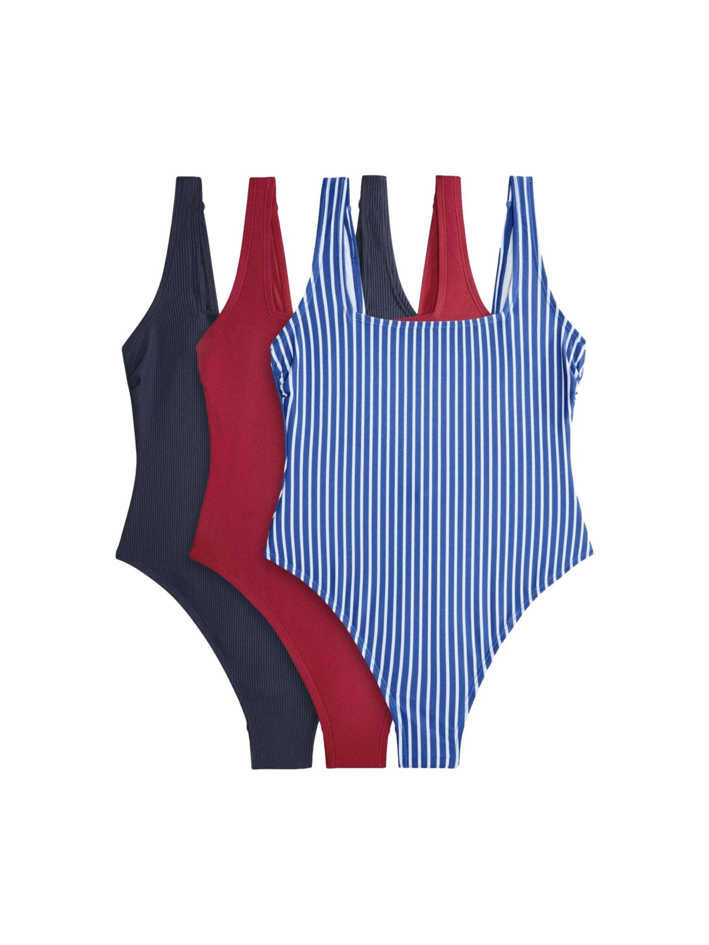 Bustieră Costum de baie întreg de la The Set pe albastru: față