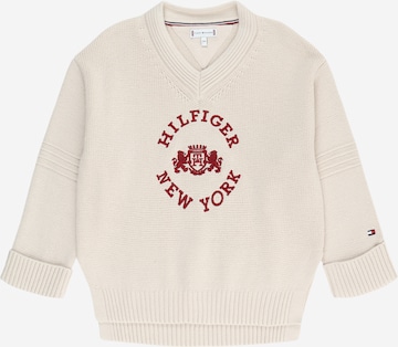 Pullover di TOMMY HILFIGER in beige: frontale