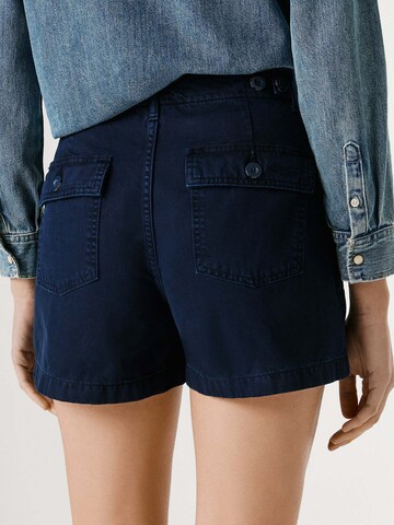 Pepe Jeans Regular Trousers 'Gadea' in Blue