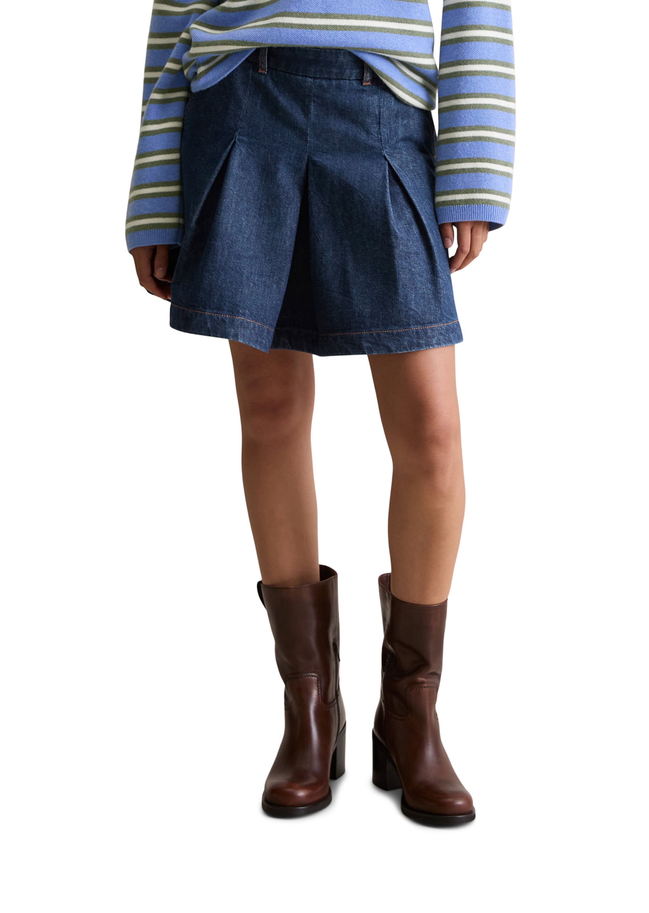 Marc O'Polo DENIM Skirt in Blue: front