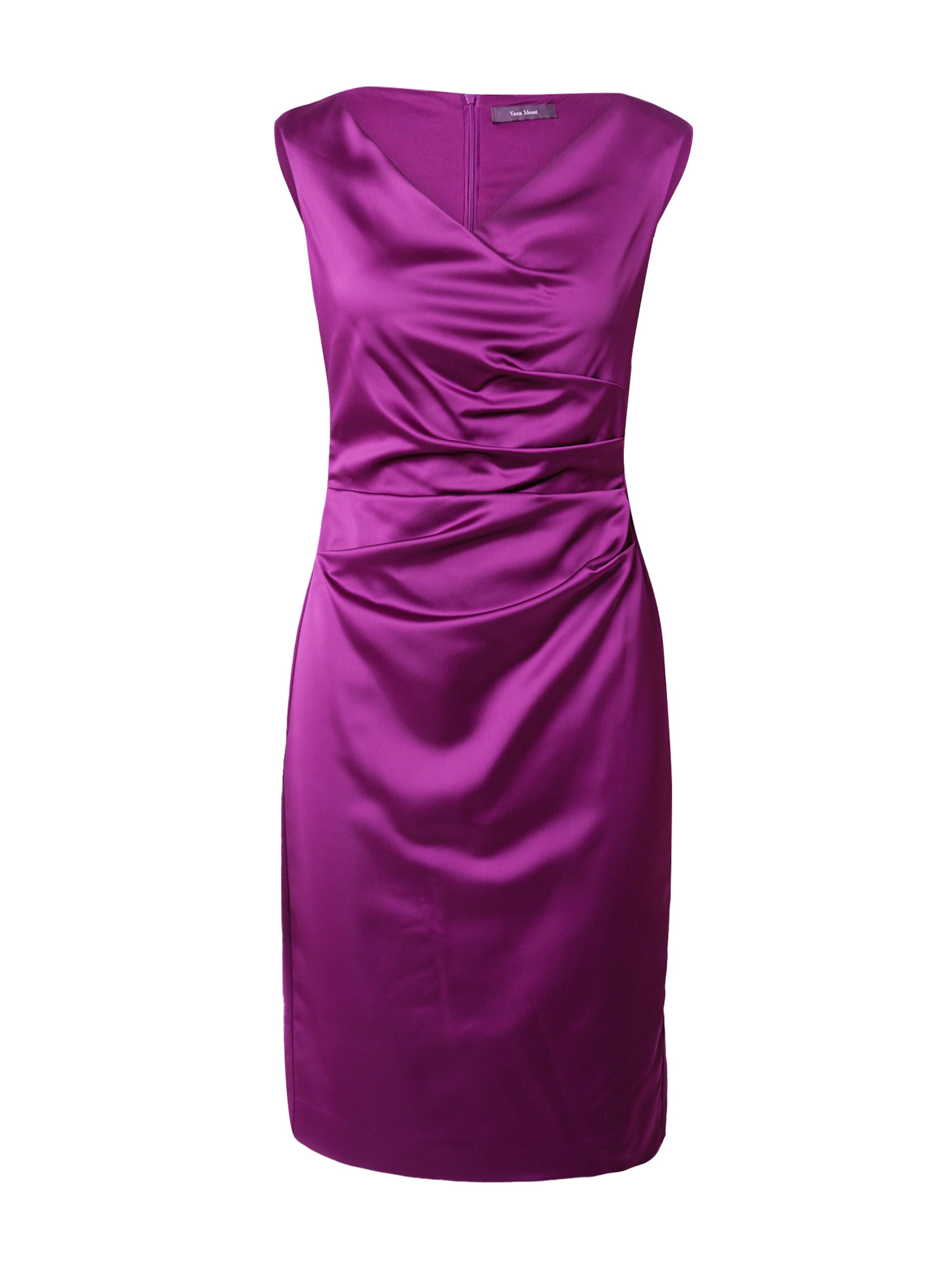 Robe fourreau Vera Mont en violet : devant
