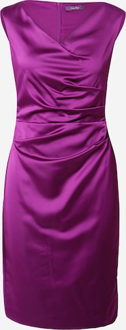 Vera Mont - Vestido de bainha em roxo: frente