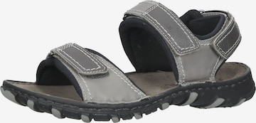 Sandales de randonnée JOSEF SEIBEL en gris : devant