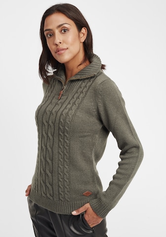 Oxmo Strickpullover 'Carry' in Grau: predná strana