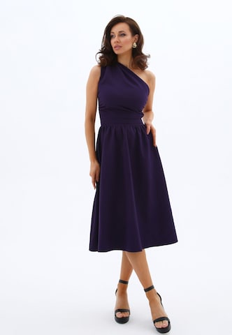 Awesome Apparel Cocktail Dress in Purple
