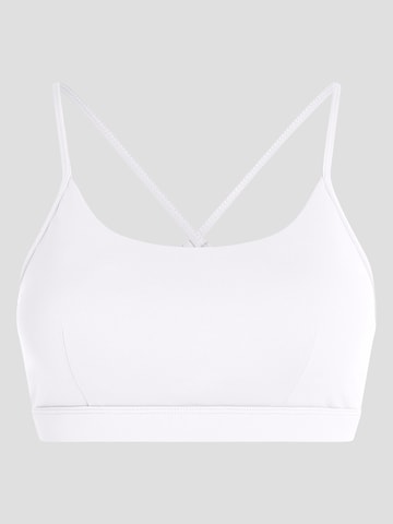 YO-GAYA Bustier Sport bh 'Ultra Bra' in Wit: voorkant