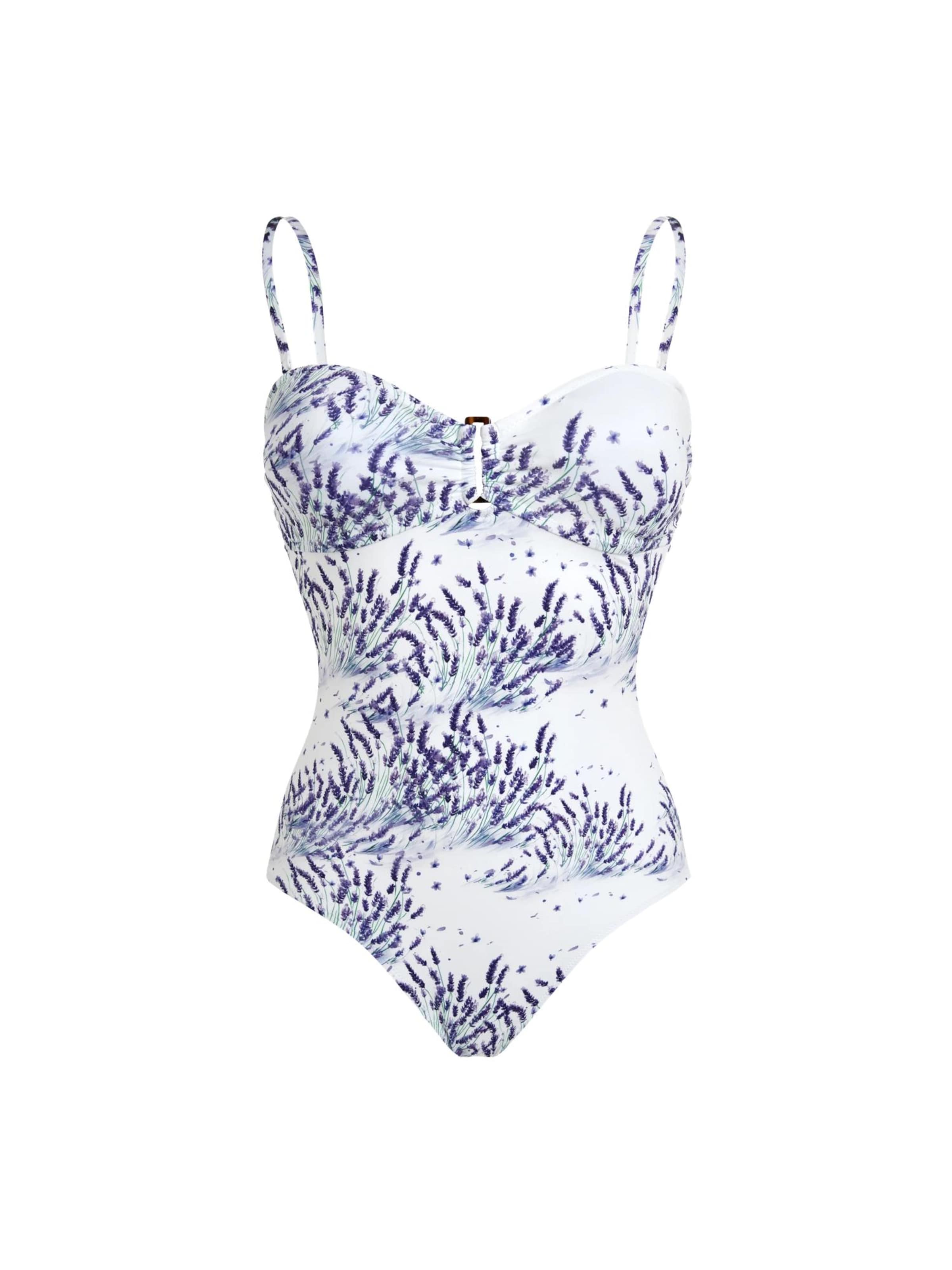 Vilebrequin - Traje de baño en blanco: frente