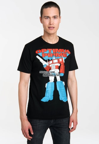 LOGOSHIRT T-Shirt "Transformers" in Schwarz: predná strana