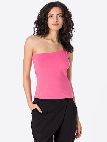 NU-IN Top in Pink: front