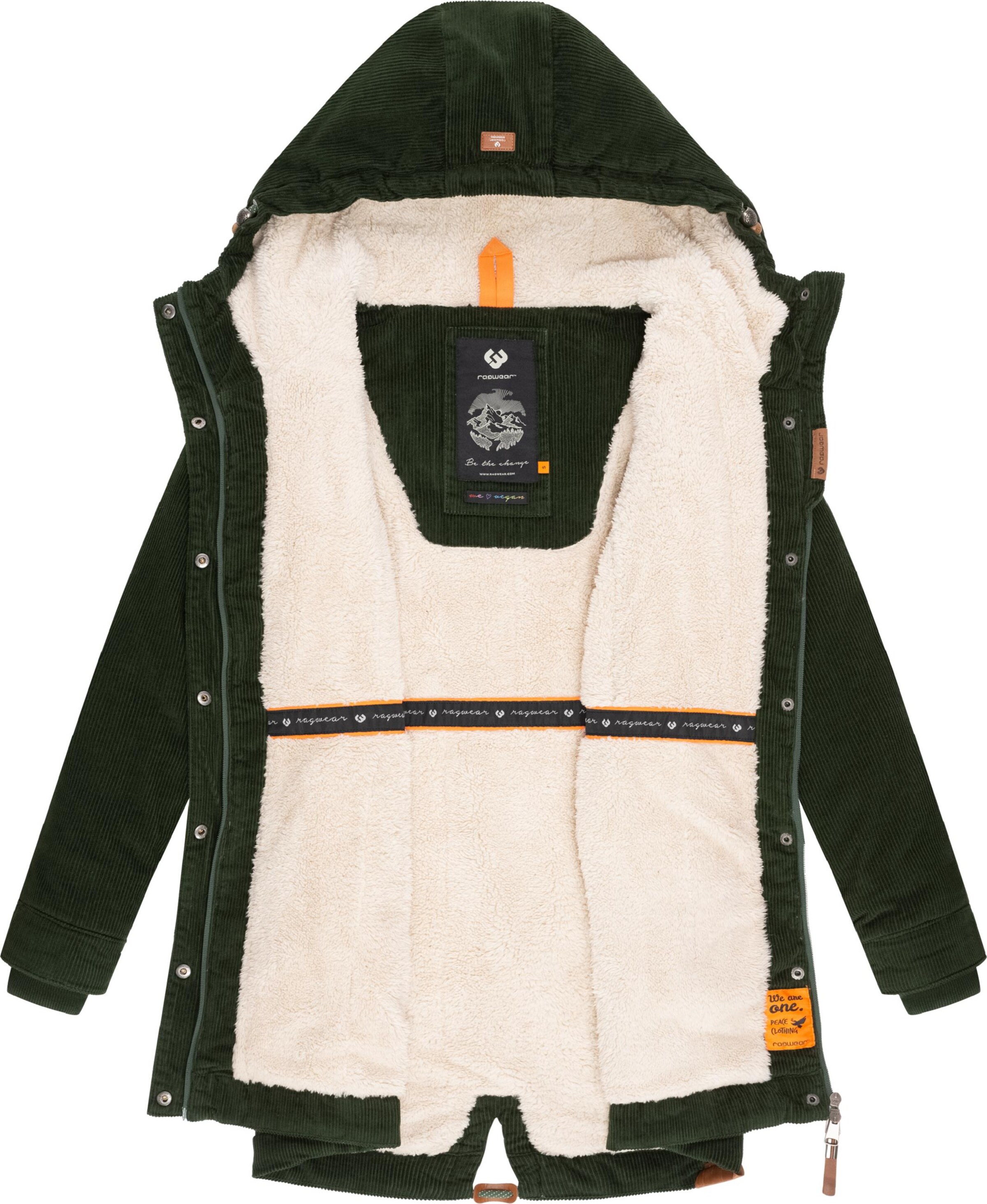 Ragwear Χειμερινό παρκά 'Canny' σε πράσινο