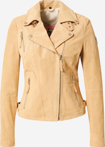 Veste mi-saison FREAKY NATION en beige : devant