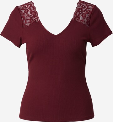 ABOUT YOU Shirt 'Irina' in Rood: voorkant