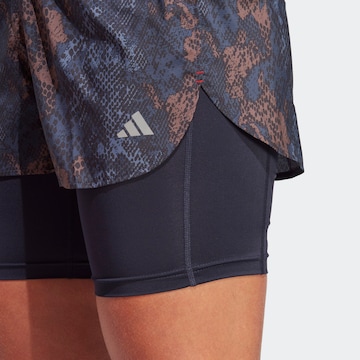 Coupe slim Pantalon de sport 'Run Fast 2-In-1' ADIDAS PERFORMANCE en noir