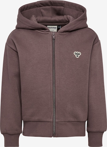 Hummel Sweatjacke in Braun: Vorderseite