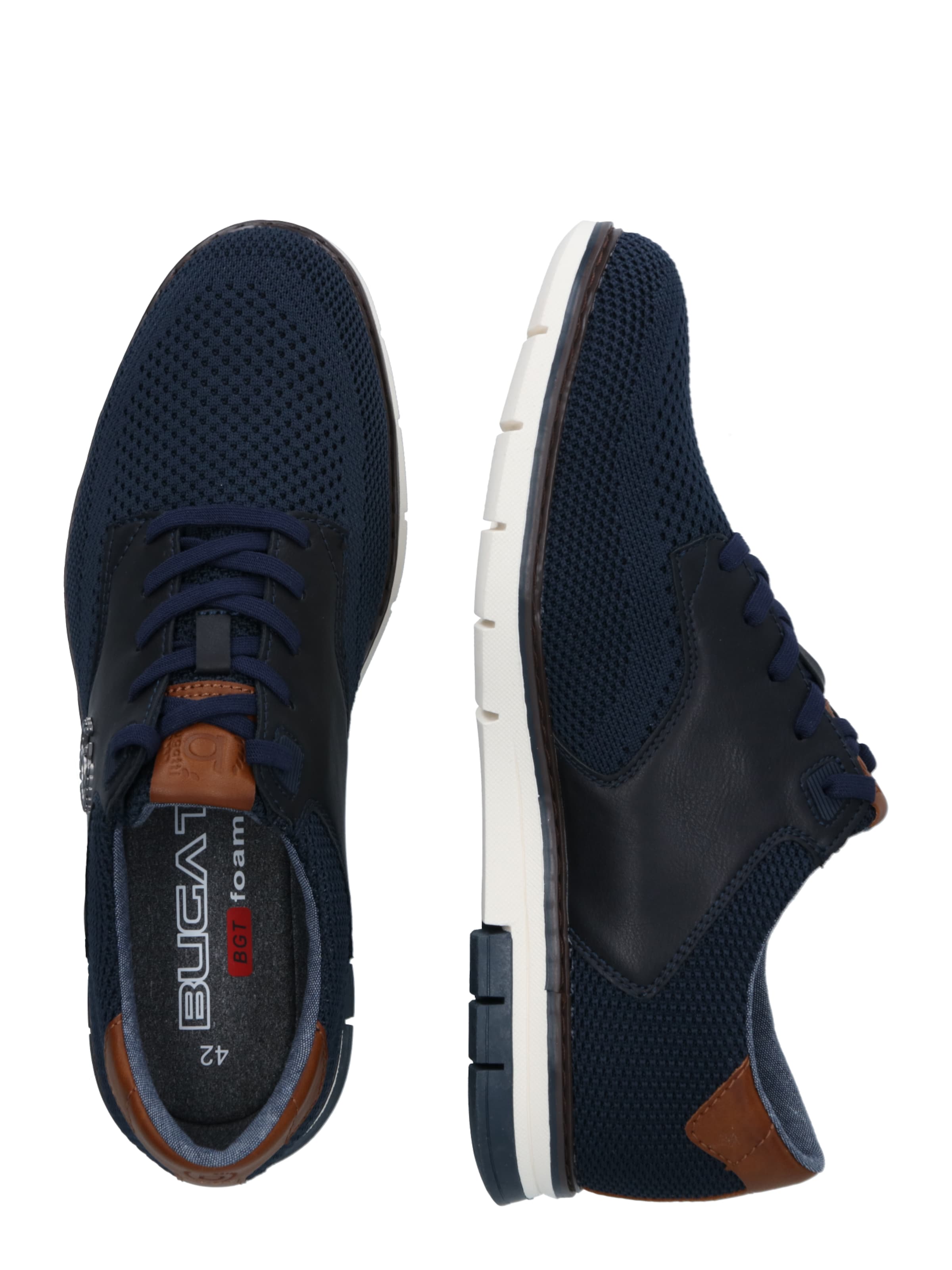 Sneaker bassa 'Sandman' di bugatti in blu