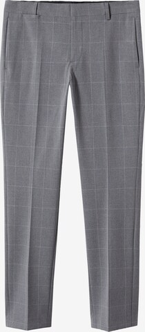 Regular Pantalon à plis 'Paulo' MANGO MAN en gris : devant