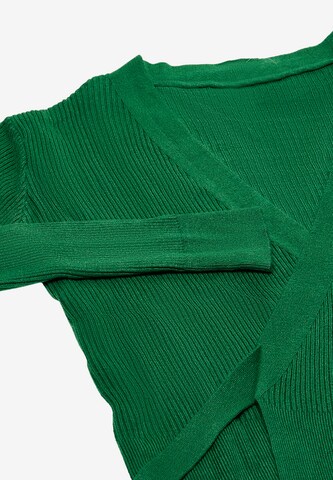 YASANNA Knit Cardigan in Green