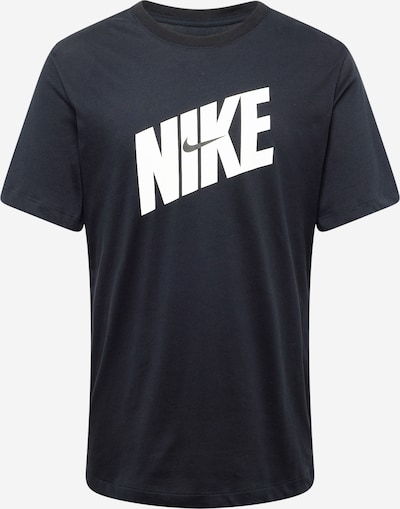 NIKE Functioneel shirt 'NOVELTY' in de kleur Zwart / Wit, Productweergave