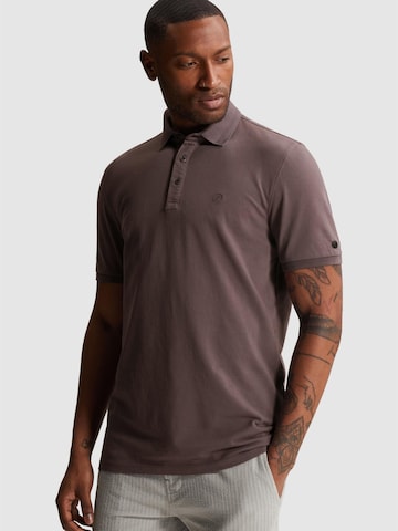 CAST IRON Shirt 'Polo shirt in cotton with stretch' in Lila: voorkant